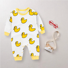 Laden Sie das Bild in den Galerie-Viewer, Adorable duck print jumpsuit
