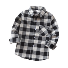 Laden Sie das Bild in den Galerie-Viewer, Trendy plaid Shirt for Kid