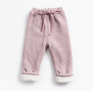 Warm solid pants for toddlers