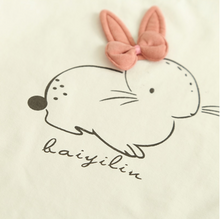 Laden Sie das Bild in den Galerie-Viewer, Rabbit design Fancy Skirt + T-Shirt Clothing Set
