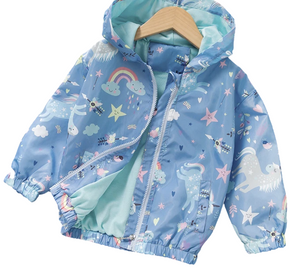 Windbreaker Kids jacket with Cartoon print